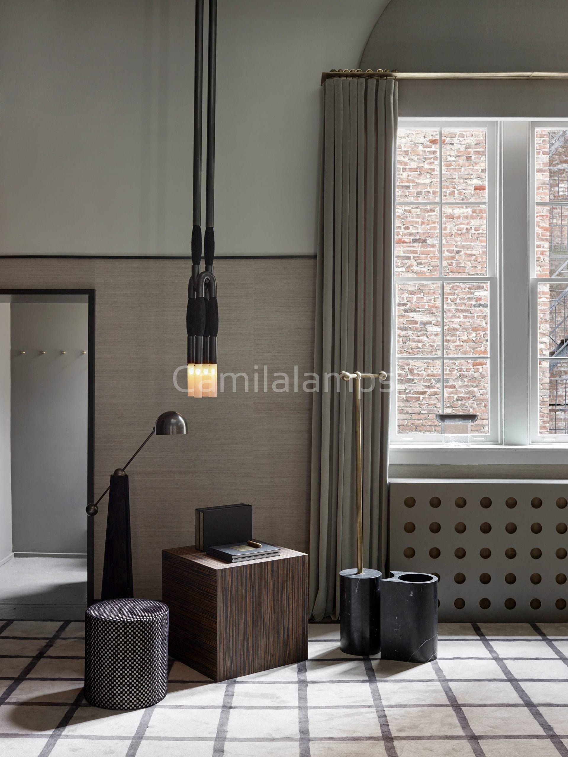 Horsehair Pendant Light - Camilalamps - CAA - 1Z0200