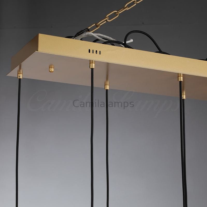Eclatamt Planet Linear Chandelier 54", 72" - Camilalamps - CAM1421