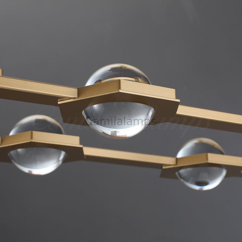 Eclatamt Planet Rectangular Chandelier 54", 72" - Camilalamps - CAM1446