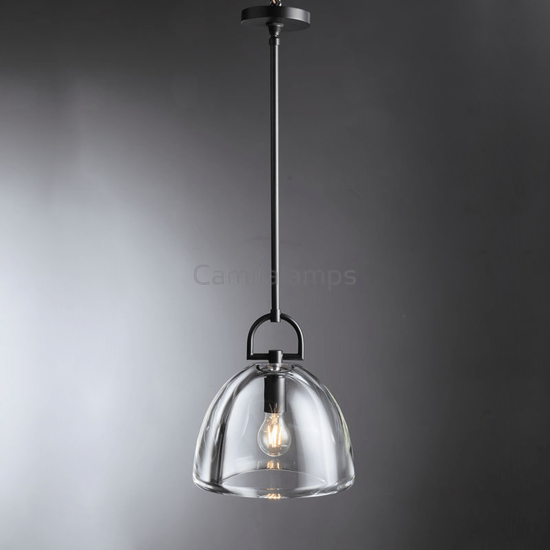 Fulcram Modern Dome Crystal Pendant Light - Camilalamps - CAM1466