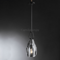 Fulcram Modern Flute Crystal Pendant Light - Camilalamps - CAM1475