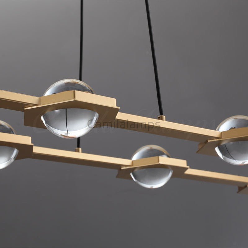 Eclatamt Planet Rectangular Chandelier 54", 72" - Camilalamps - CAM1446
