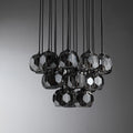 Bille De Crystal Cluster Round Chandelier 14''19''24''30''40