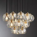 Bille De Crystal Cluster Round Chandelier 14''19''24''30''40