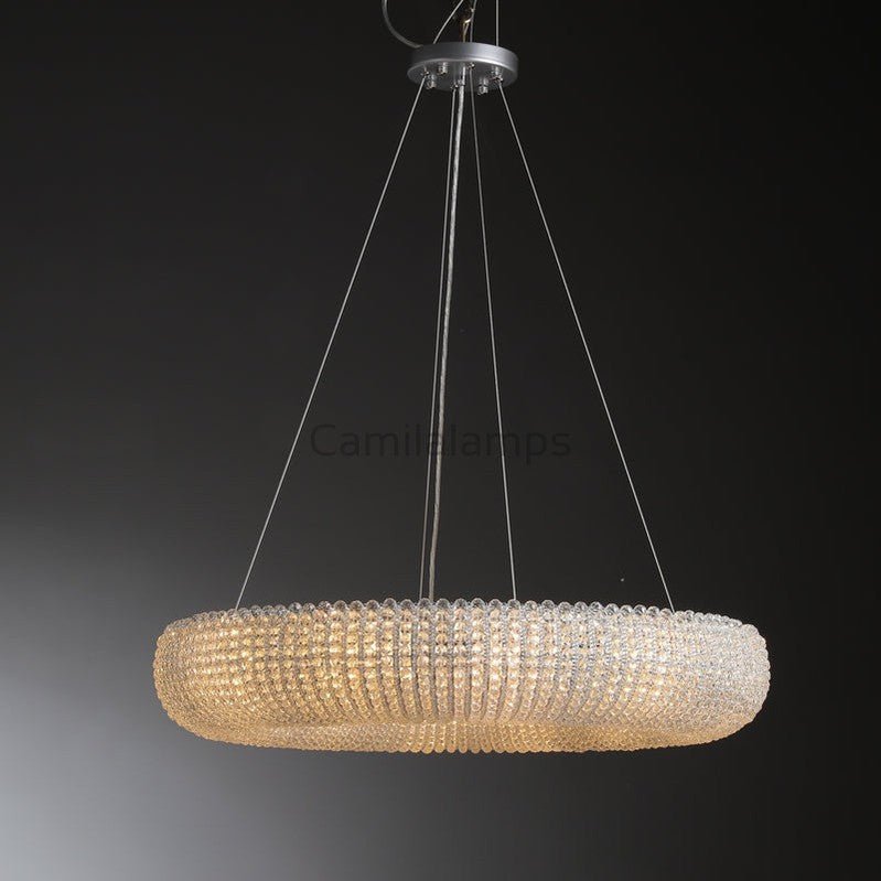 Modern Halo Round Chandelier - Camilalamps - CAM1589