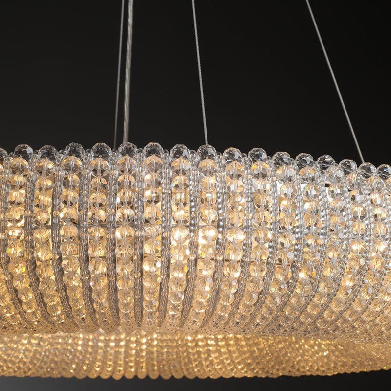 Halos Round Chandelier 45" 72'' - Camilalamps - CA - JT - HALORC - 45C