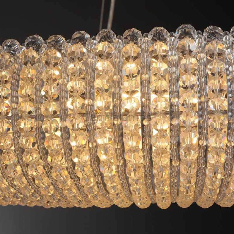 Halos Round Chandelier 45" 72'' - Camilalamps - CA - JT - HALORC - 45C