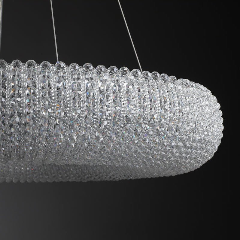 Halos Round Chandelier 45" 72'' - Camilalamps - CA - JT - HALORC - 45C