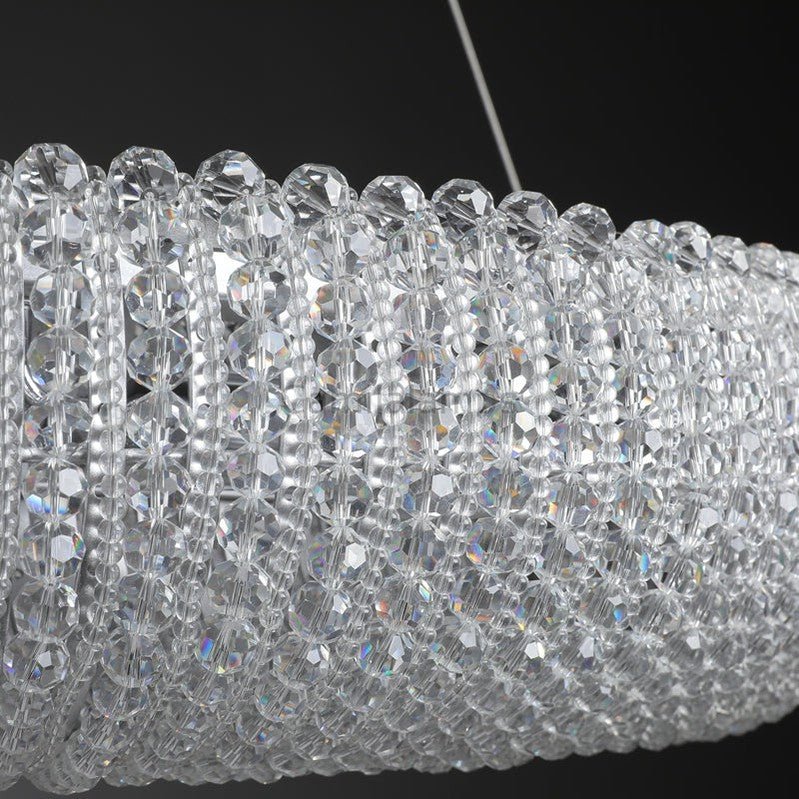 Halos Round Chandelier 45" 72'' - Camilalamps - CA - JT - HALORC - 45C
