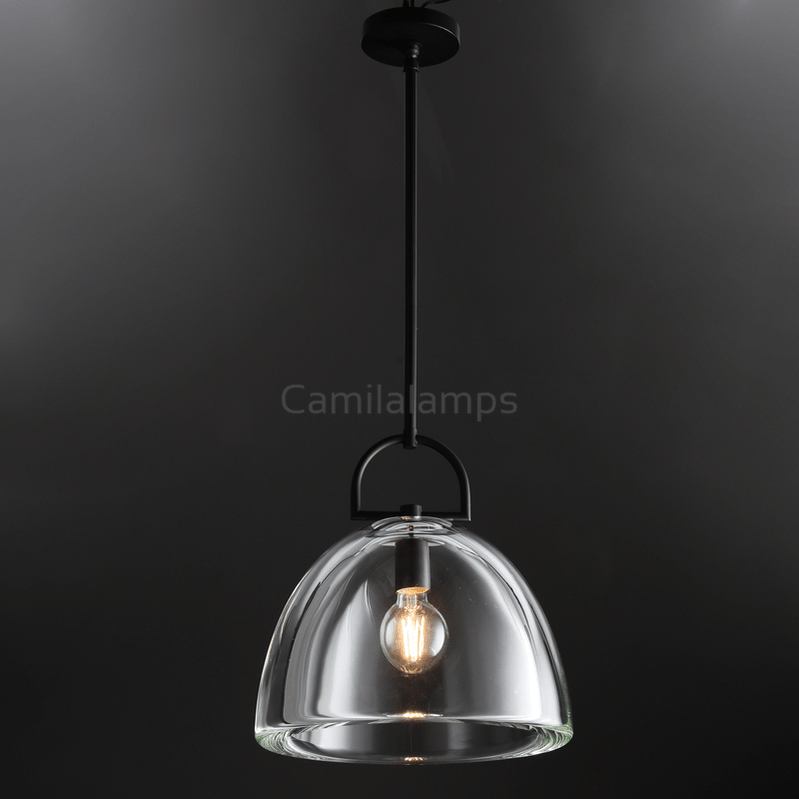 Fulcram Modern Dome Crystal Pendant Light - Camilalamps - CAM1467