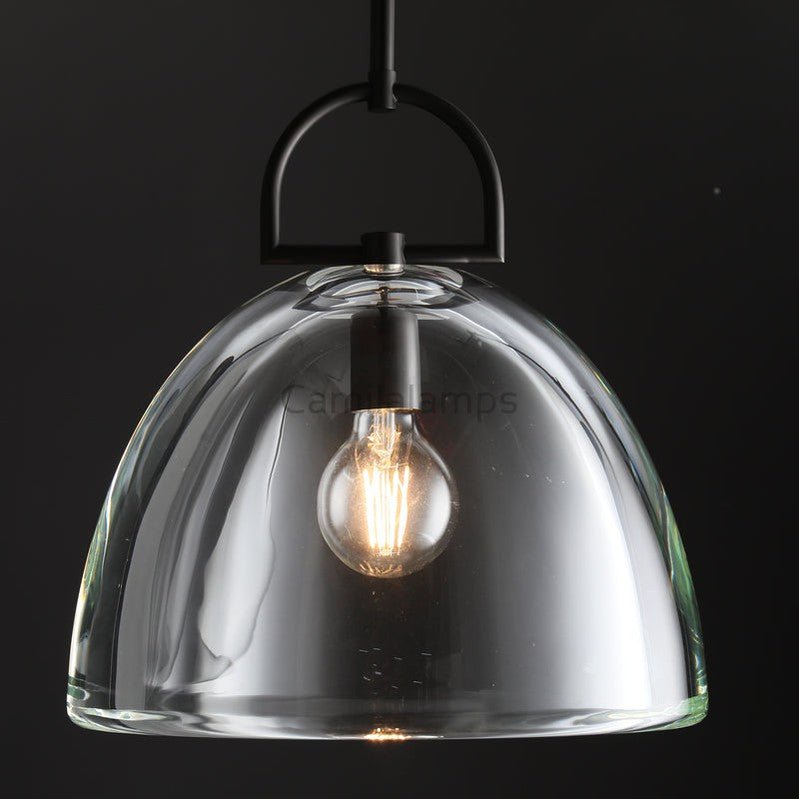 Fulcram Modern Dome Crystal Pendant Light - Camilalamps - CAM1468