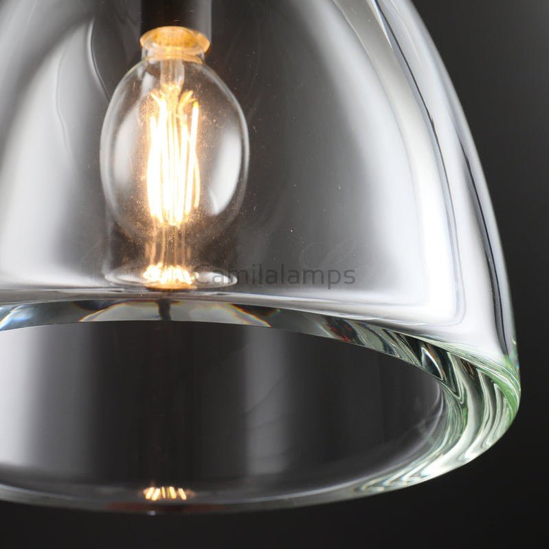 Fulcram Modern Dome Crystal Pendant Light - Camilalamps - CAM1469