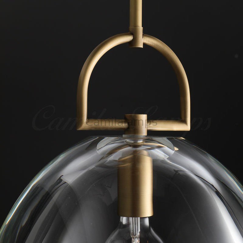 Fulcram Modern Dome Crystal Pendant Light - Camilalamps - CAM1465