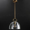 Fulcram Modern Dome Crystal Pendant Light - Camilalamps - CAM1463