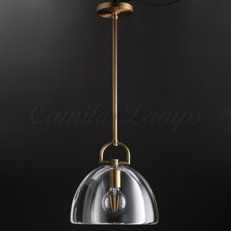 Fulcram Modern Dome Crystal Pendant Light - Camilalamps - CAM1463
