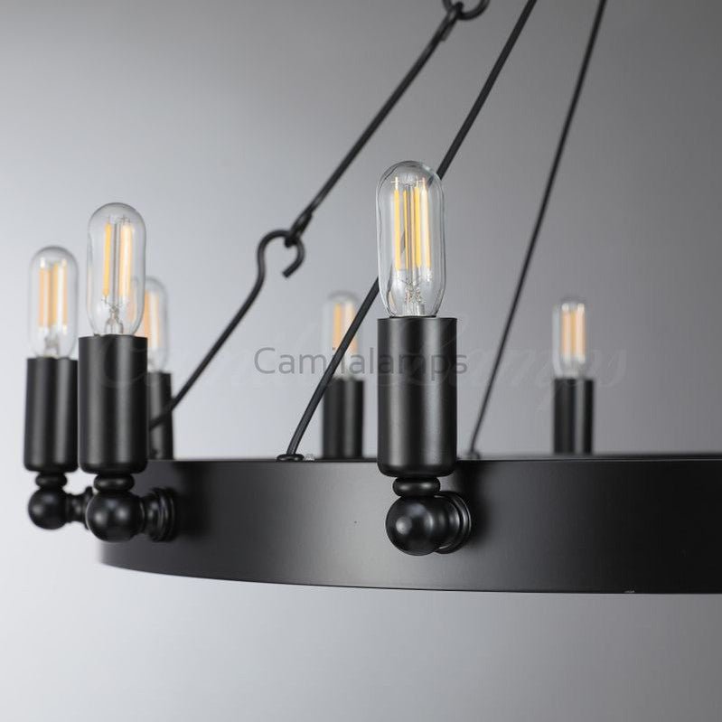 Camina Round Living Room Chandelier - Camilalamps - CAM1168