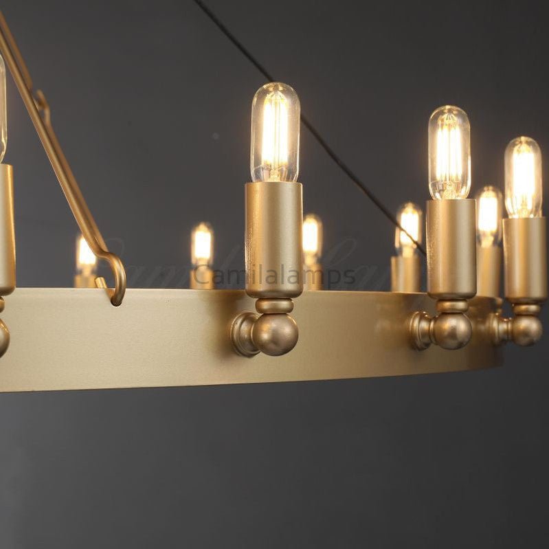 Camina Round Living Room Chandelier - Camilalamps - CAM1159