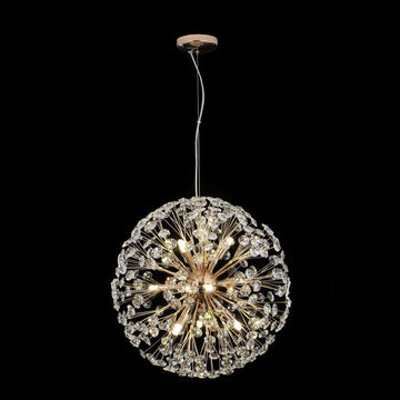 Dandelion Modern Crystal Spherical Chandelier Pendant Light Camilalamps