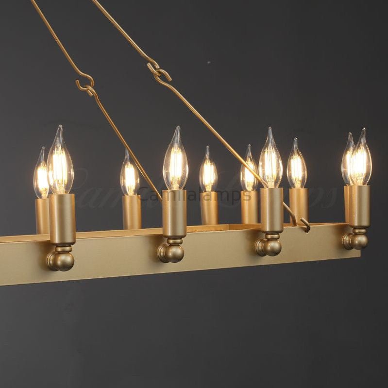 Camina Rectangular Chandelier 41", 52" - Camilalamps - CAM1177