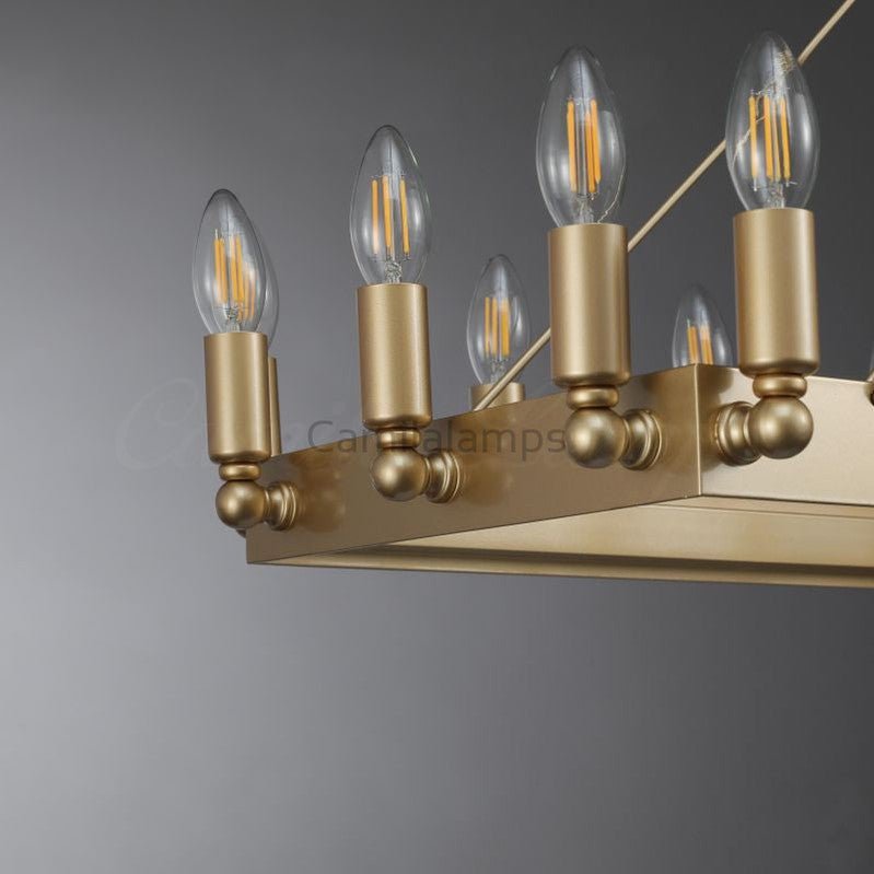 Camina Rectangular Chandelier 41", 52" - Camilalamps - CAM1177
