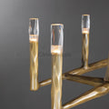 Thaddeas Hand - Forged Metal Linear Chandelier - Camilalamps - CAM1613