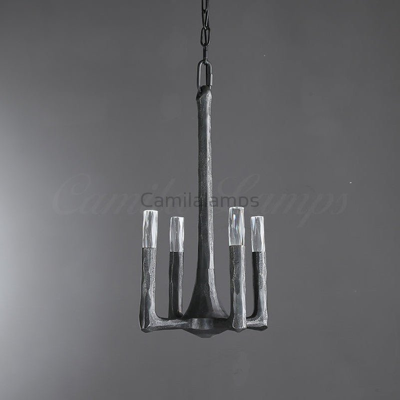 Thaddeas Hand - Forged Metal Pendant Light - Camilalamps - CAM1633