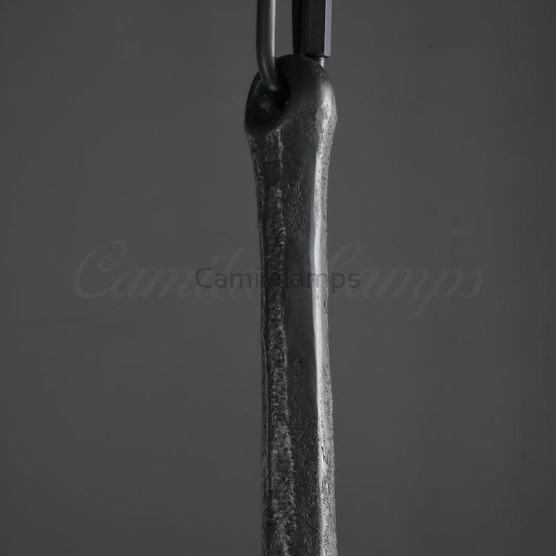 Thaddeas Hand - Forged Metal Pendant Light - Camilalamps - CAM1633