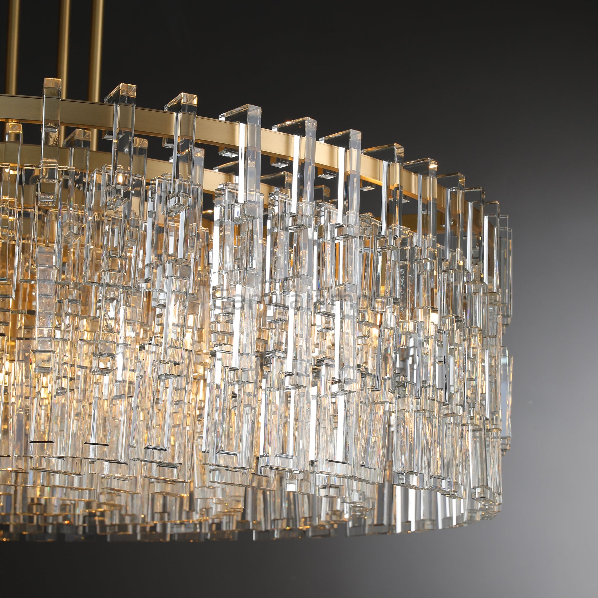Marigan Elegant Round K9 Crystal Chandelier 36", 48", 60" - Camilalamps - CAM1014