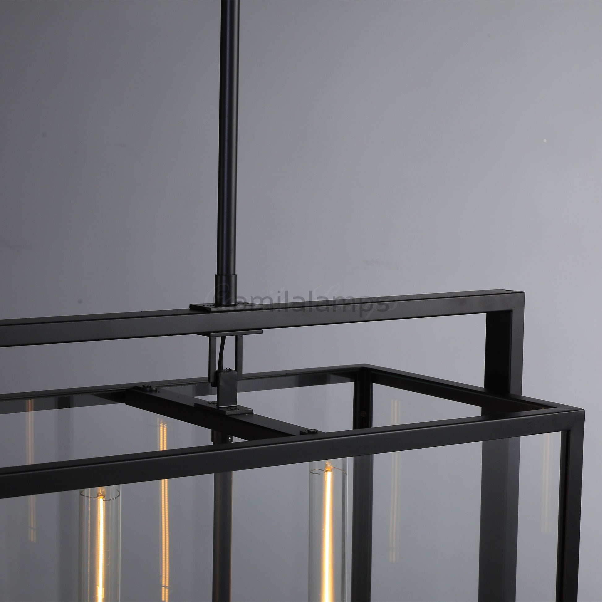Baker Modern Rectangular Chandelier 54"72" - Camilalamps - CAM1056