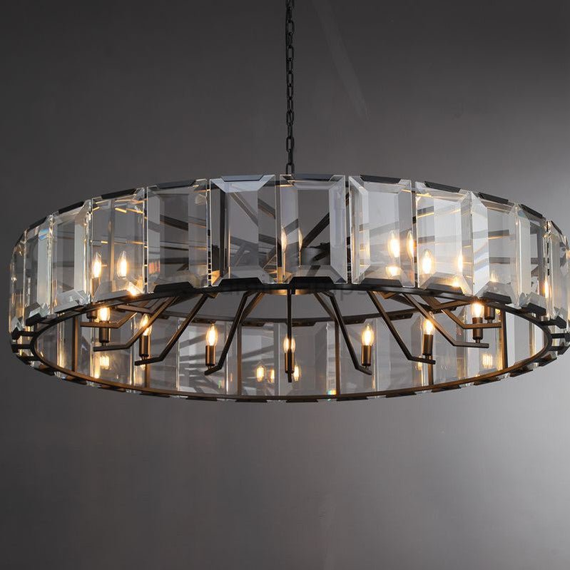 Harlew Crystal Round Chandelier - Camilalamps - CA - HER - CH - CH0210