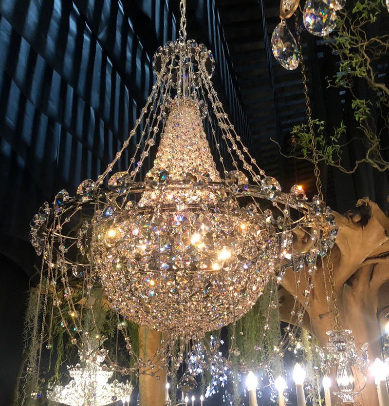 Empire Crystal Chandelier 22“/40“/52” - Camilalamps - CAA - 10016A0