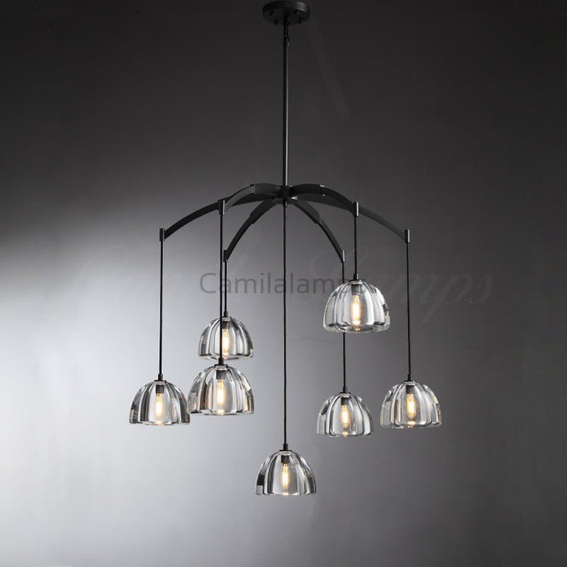 Hemispheae Modern Crystal Chandelier 36", 48", 60" - Camilalamps - CAM1649