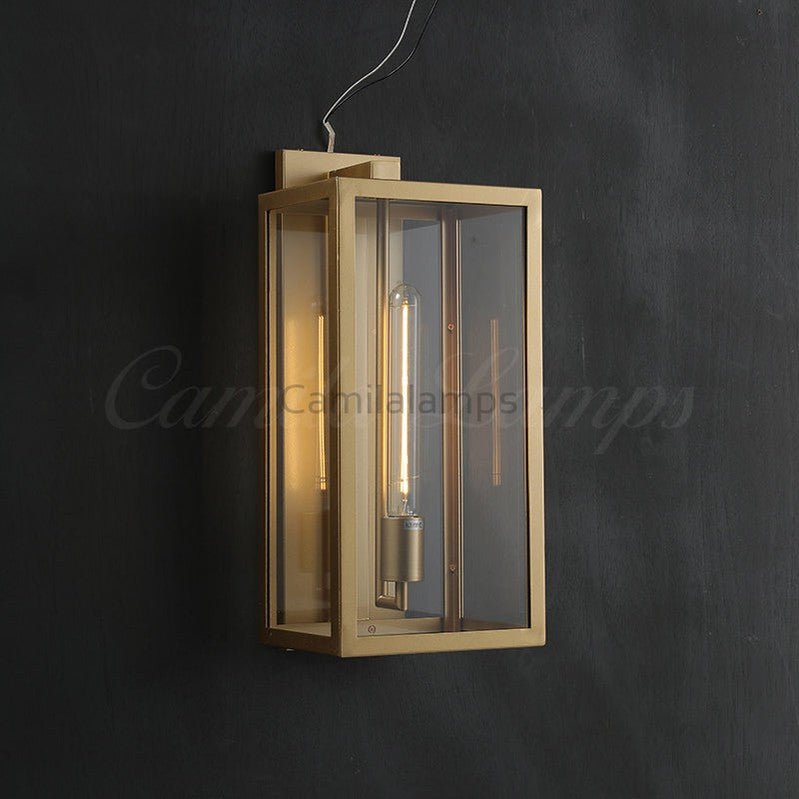 Baker Modern Lantern Wall Sconces - Camilalamps - CAM1039