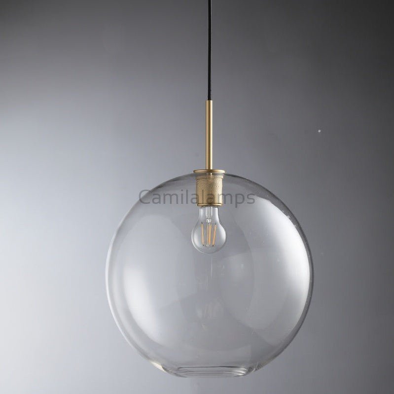 Utilitaive Spherical Modern Glass Island Pendant Light 8", 11", 14" - Camilalamps - CAD05084