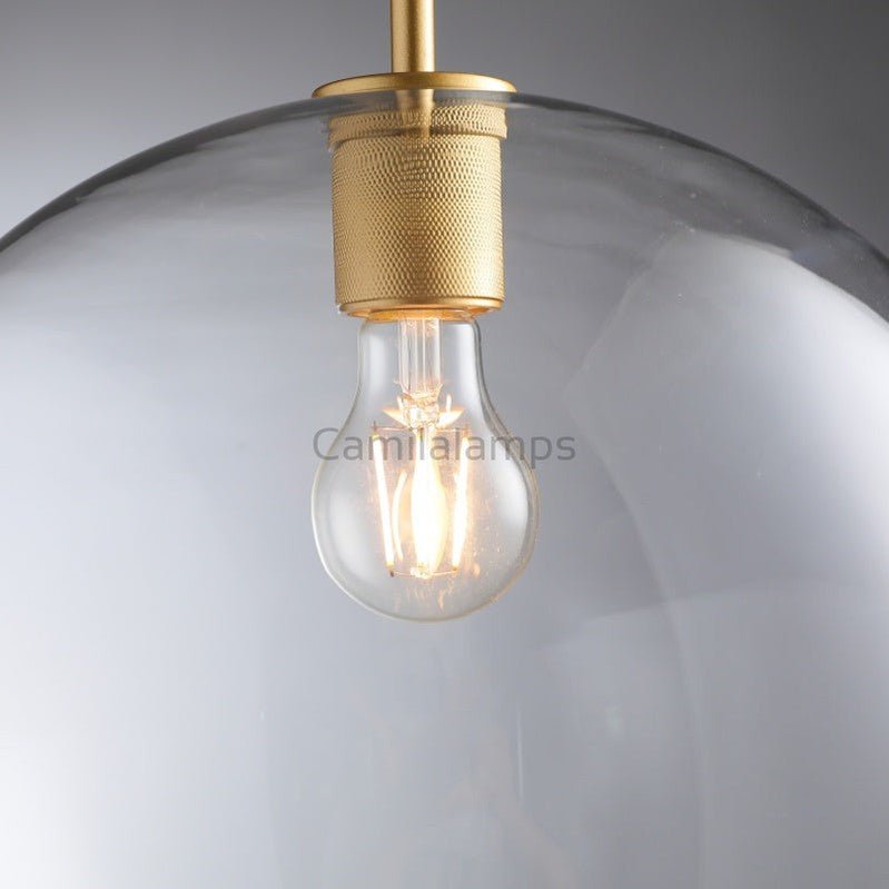 Utilitaive Spherical Modern Glass Island Pendant Light 8", 11", 14" - Camilalamps - CAD05084