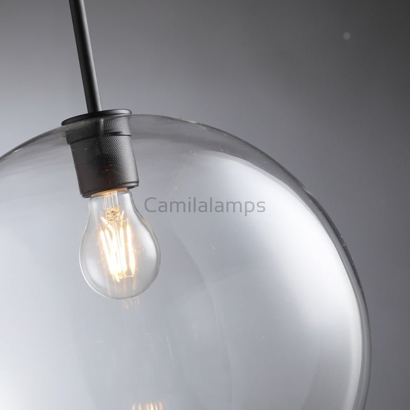 Utilitaive Spherical Modern Glass Island Pendant Light 8", 11", 14" - Camilalamps - CAD05085