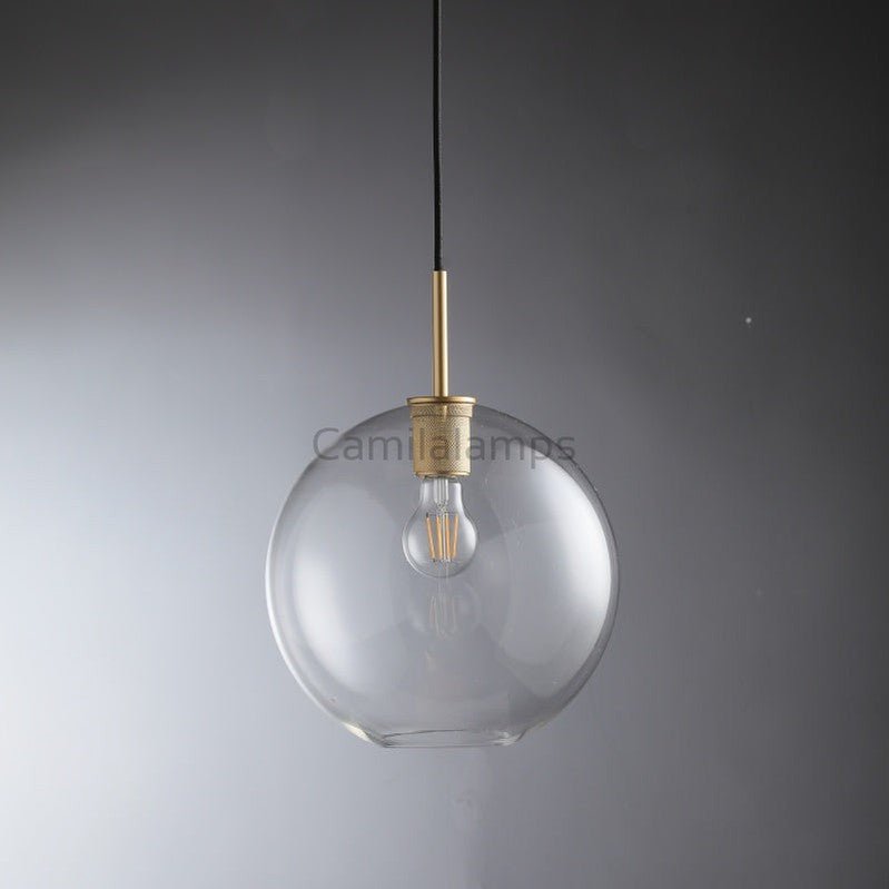 Utilitaive Spherical Modern Glass Island Pendant Light 8", 11", 14" - Camilalamps - CAD05084