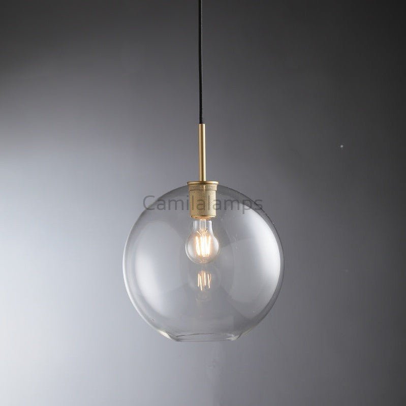 Utilitaive Spherical Modern Glass Island Pendant Light 8", 11", 14" - Camilalamps - CAD05084