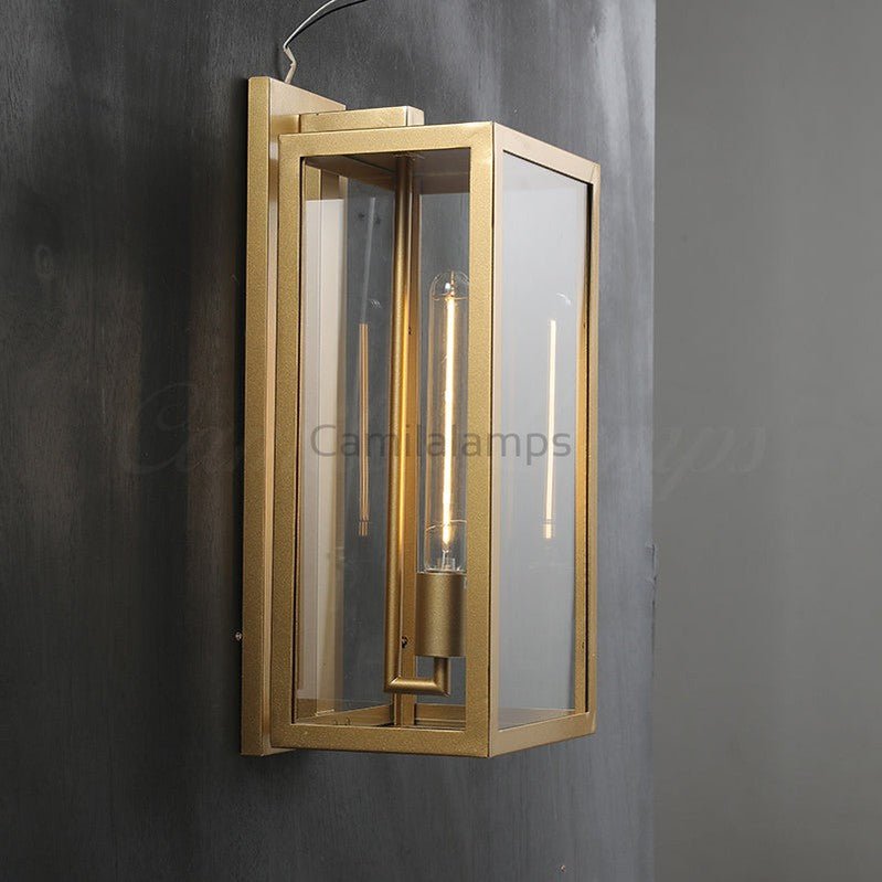 Baker Modern Lantern Wall Sconces - Camilalamps - CAM1039
