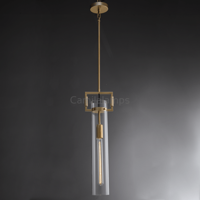 Juniper Modern Glass Island Pendant Light 12", 22" - Camilalamps - CAM1111