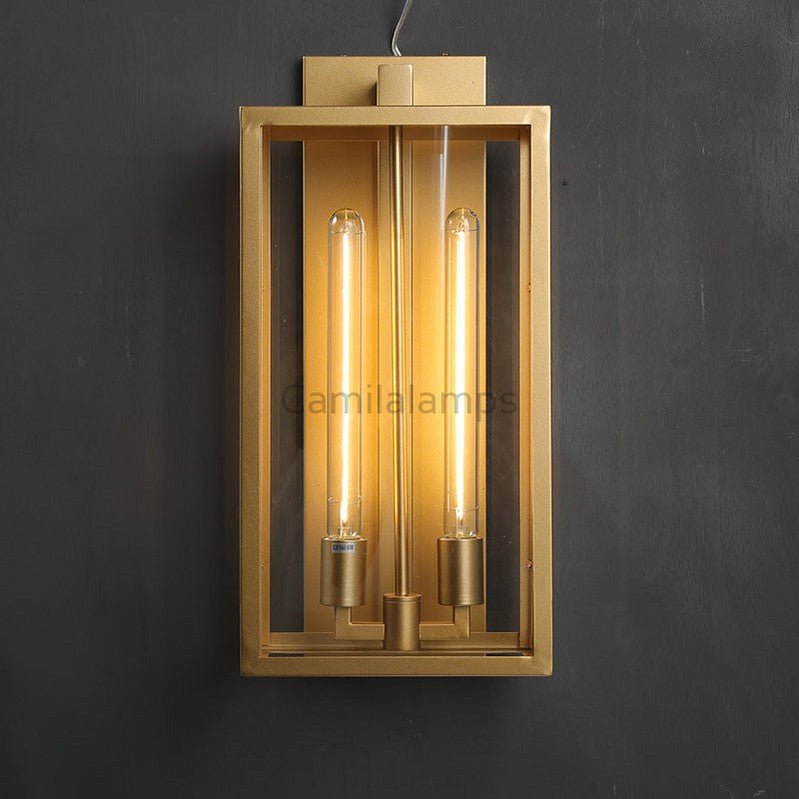 Baker Modern Lantern Wall Sconces - Camilalamps - CAM1042