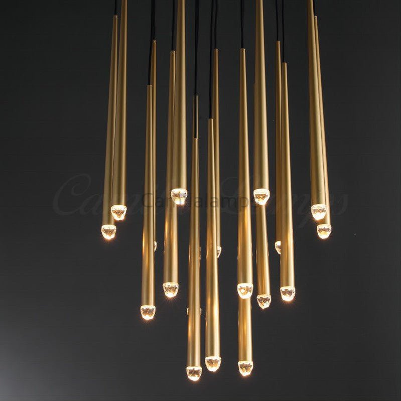 Aquitain Round Chandelier 18", 24", 30", 48", Staircase Light - Camilalamps - CAM1248