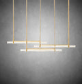 Aurivox Crystal Triple Bar Linear Chandelier - Camilalamps - CA - CH - 3139