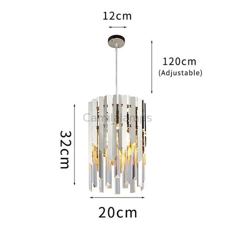 Kubiak Crystal Pendant Chandelier - Camilalamps - CAA - 10007A7