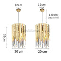 Kubiak Crystal Pendant Chandelier - Camilalamps - CAA - 10007A8