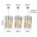 Kubiak Crystal Pendant Chandelier - Camilalamps - CAA - 10008A1