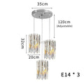 Kubiak Crystal Pendant Chandelier - Camilalamps - CAA - 10008A5
