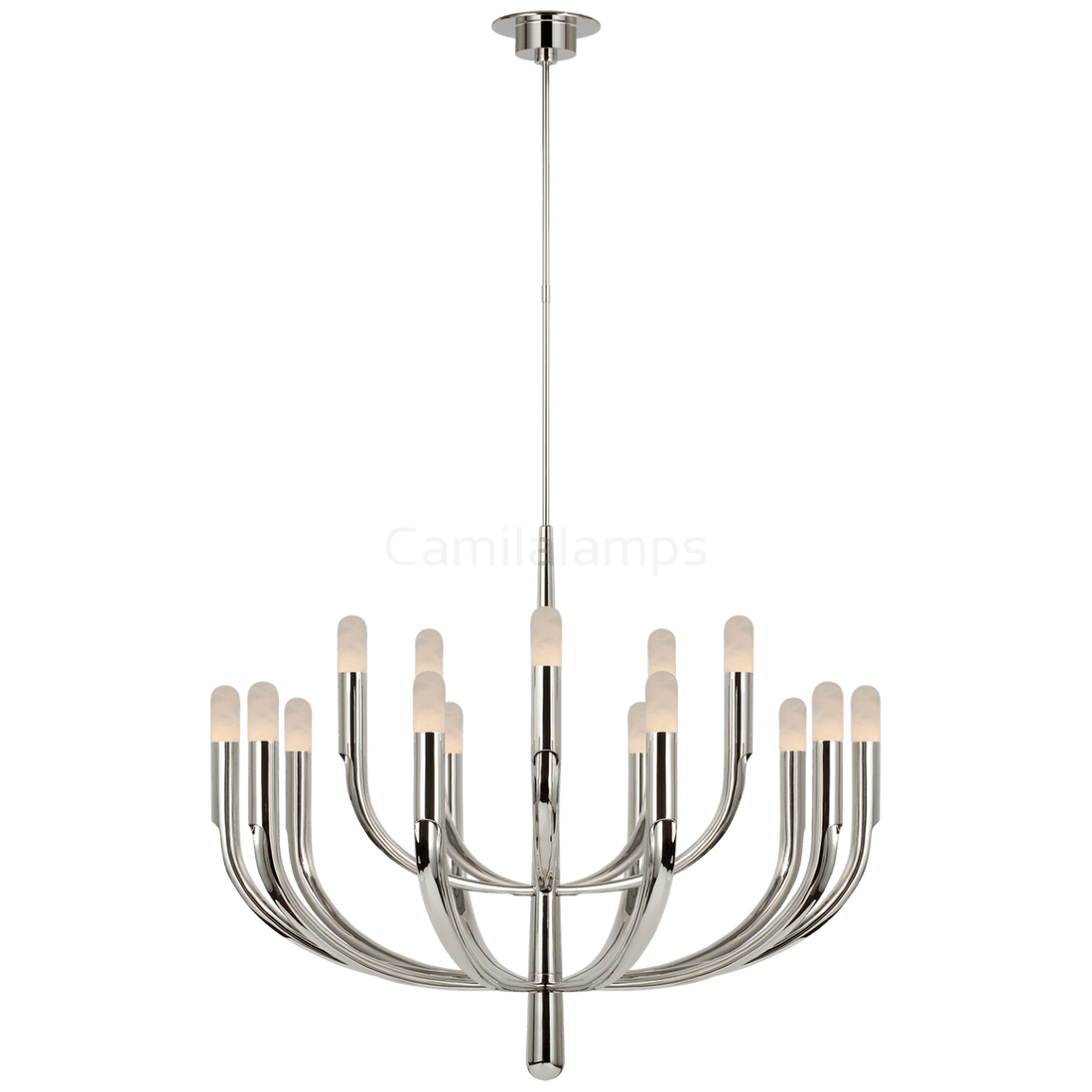 Verso Tiered Chandelier - Camilalamps - KW 5748PN - ALB