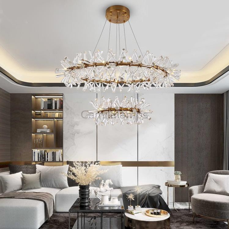 Kylia Ring Crystal Chandelier - Camilalamps - CA - A - 626