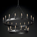 Camina Vintage Filament Two - tier Chandelier38''D 50''D 63''D 73''D - Camilalamps - CA - DL - KA009